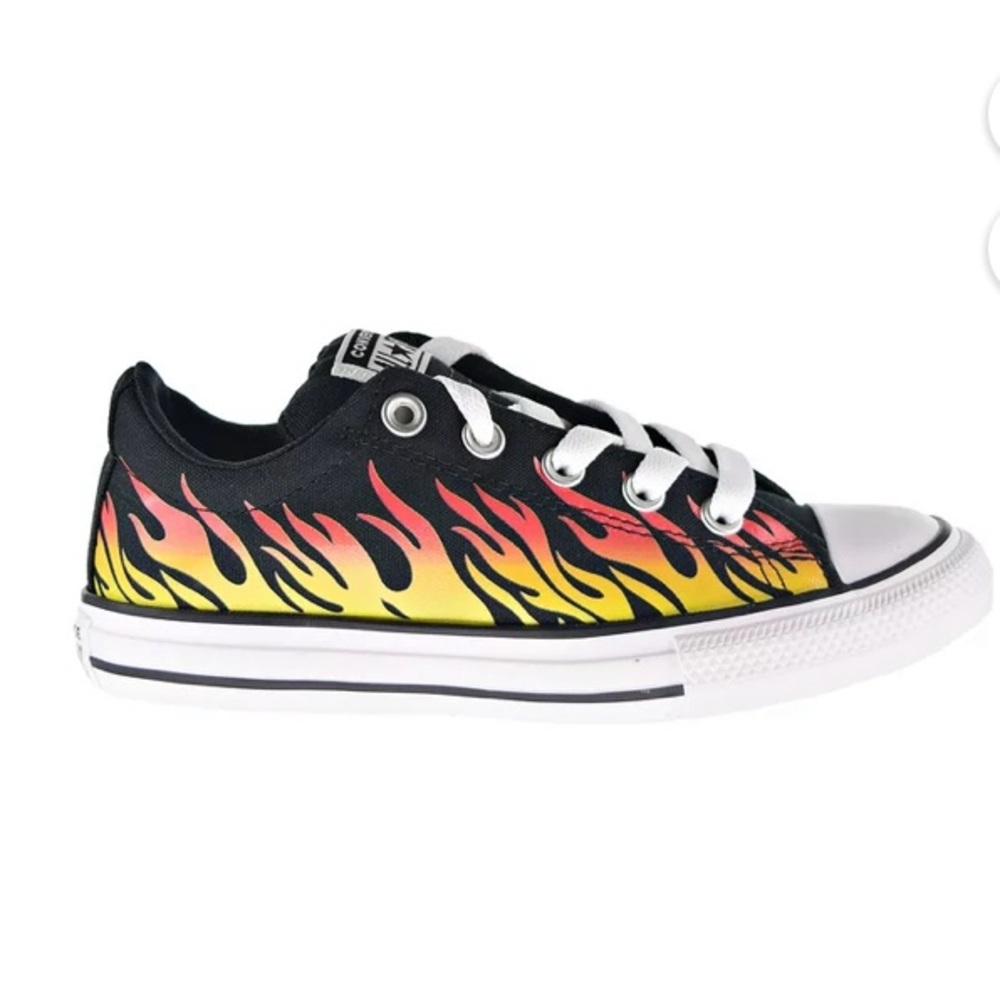 Converse Chuck Taylor AS Street Slip "Into The Flames" big Kids Black-Yellow